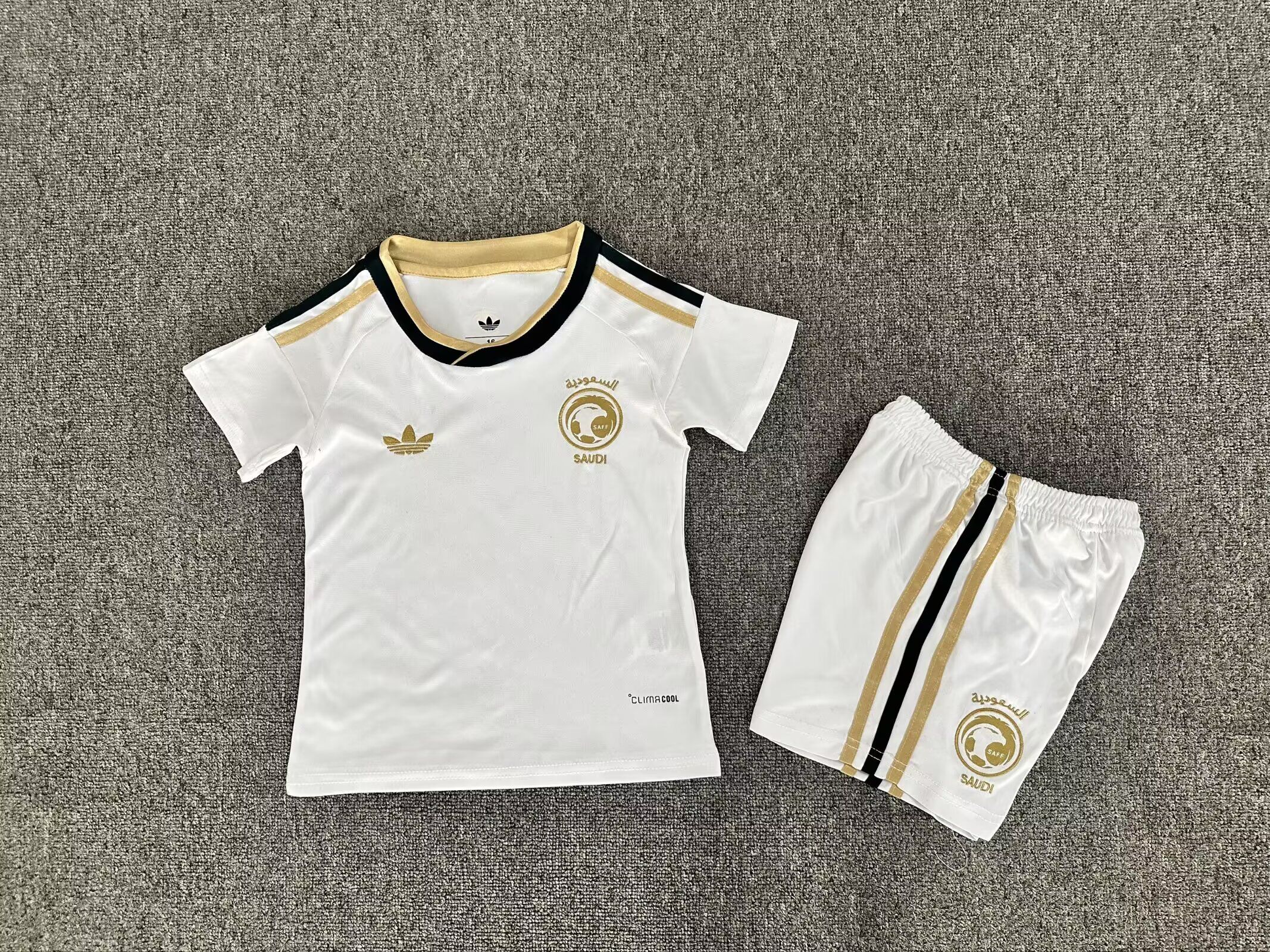 Kids-Saudi Arabia 2026 World Cup Away Soccer Jersey